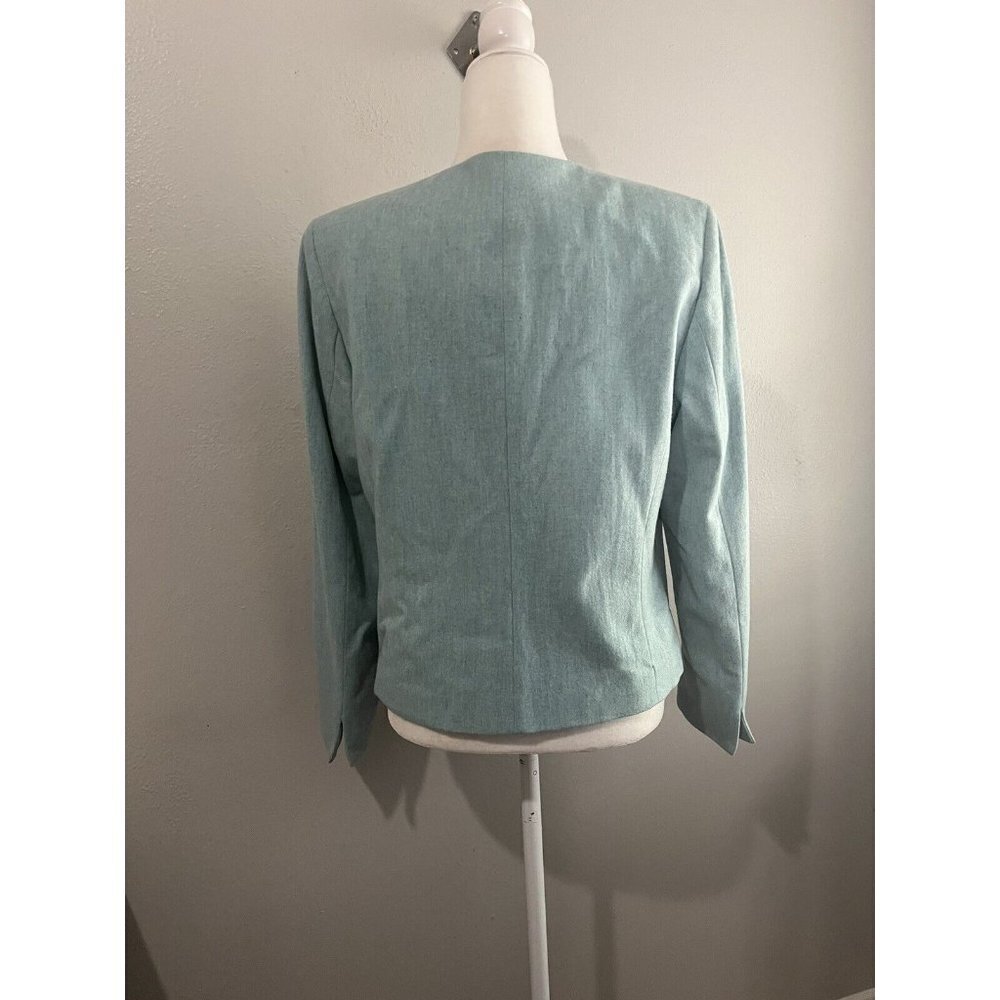 Pendleton Virgin Wool Mint Green Jacket Size 12 - image 6
